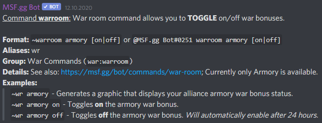 PIC commands war room